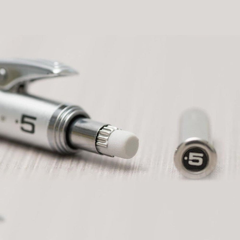 Pentel GraphGear 500 Mechanical Pencil 0.5mm + 12 Lead Refills - Technical Drawing Pencil With Metal Grip
