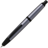 Pilot Capless Digital Tech Fountain Pen - Matte Silver