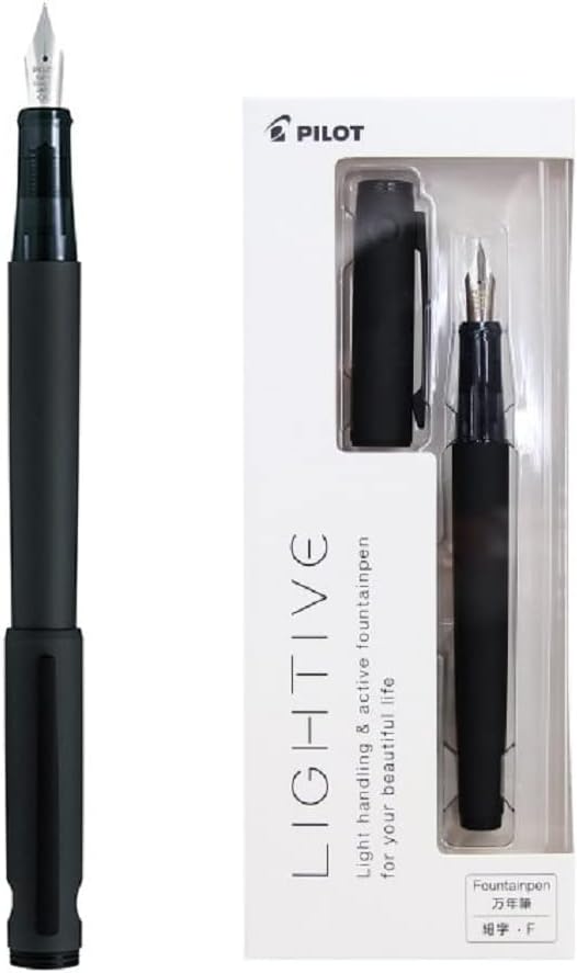 Pilot Lightive Fountain Pen Matte Black