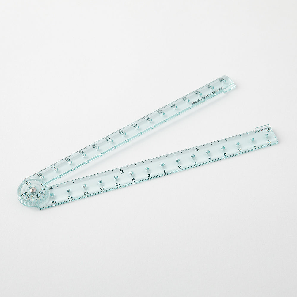 Multi Point Ruler Midori Folding Multi Ruler 30cm, £5.50