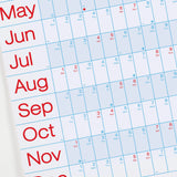 Crispin Finn 2026 Year Wall Planner - Landscape View