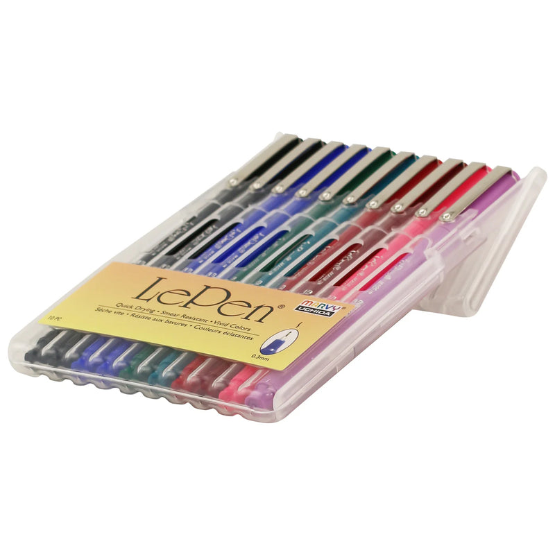 Marvy Uchida 4300 Le Pen Set of 10 Fineliner 0.3mm Pens