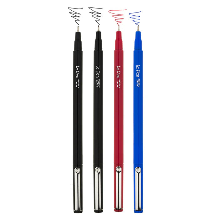 Marvy Uchida 4300 Le Pen Set of 4 Fineliner 0.3mm Pens