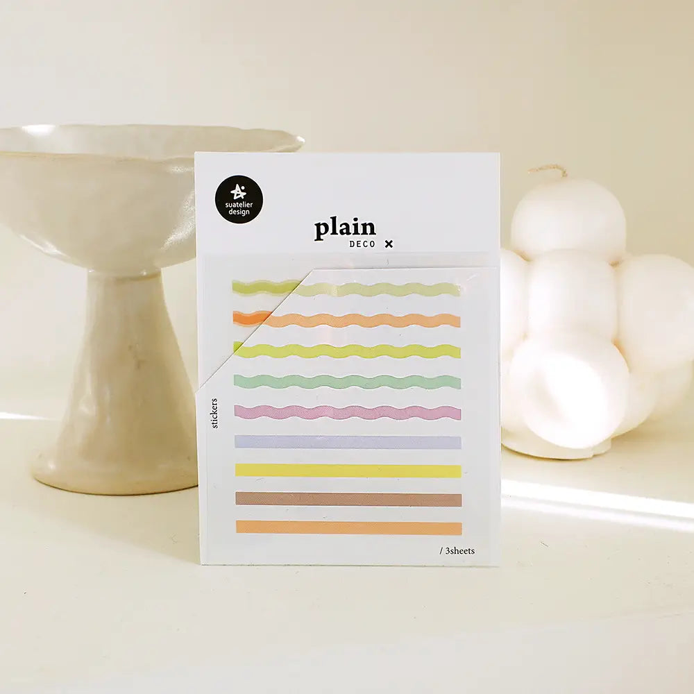 Suatelier Line Stickers Plain 78 Deco, £1.95
