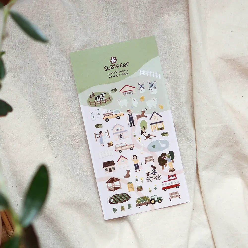 Suatelier Stickers no.1099 Village