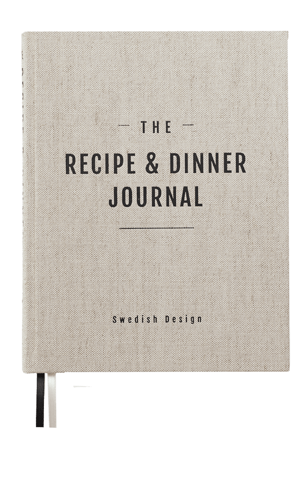 PaperStyle Hardback Linen Bound Recipe & Dinner Journal