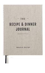 PaperStyle Hardback Linen Bound Recipe & Dinner Journal