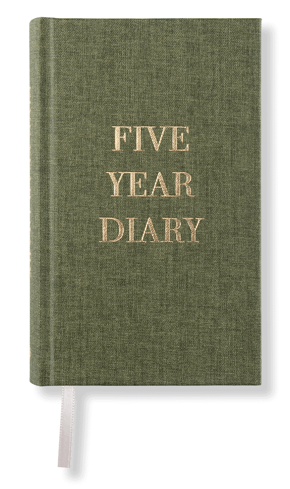 PaperStyle Pocket Hardback Linen Bound Five Year Diary