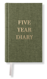 PaperStyle Pocket Hardback Linen Bound Five Year Diary
