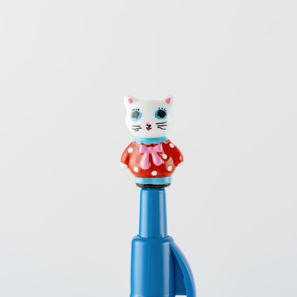 Hobonichi - Yumi Kitagishi: Ballpoint Pen - White Cat