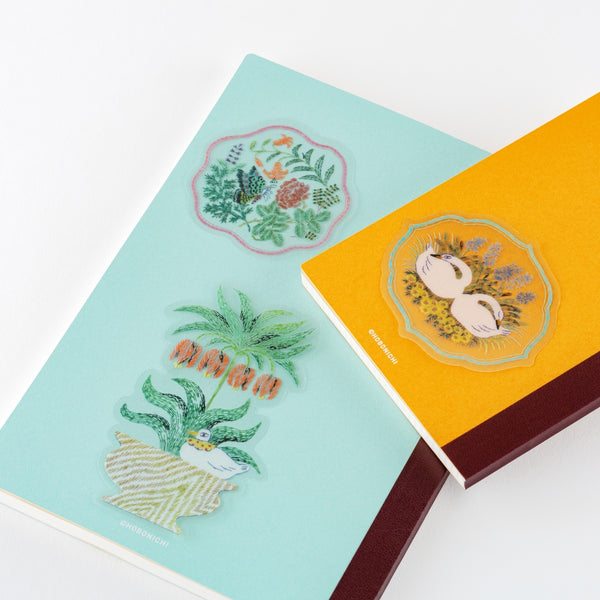 iyo okumi: Transparent Embroidery Sticker Set