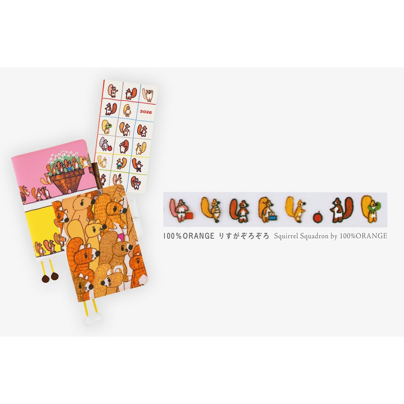 Plus x Hobonichi: Deco Rush - Squirrel Squadron by 100%ORANGE