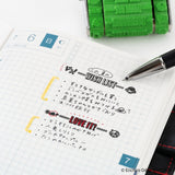 Sanby x Hobonichi: Rotating Stamp for the Techo - One Piece