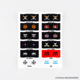 ONE PIECE magazine: Pirate Flag Index Stickers