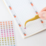 TSUKI no IRO: Transparent Dot Stickers