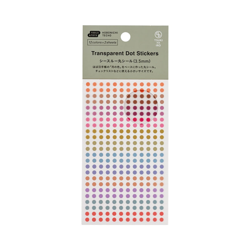 TSUKI no IRO: Transparent Dot Stickers