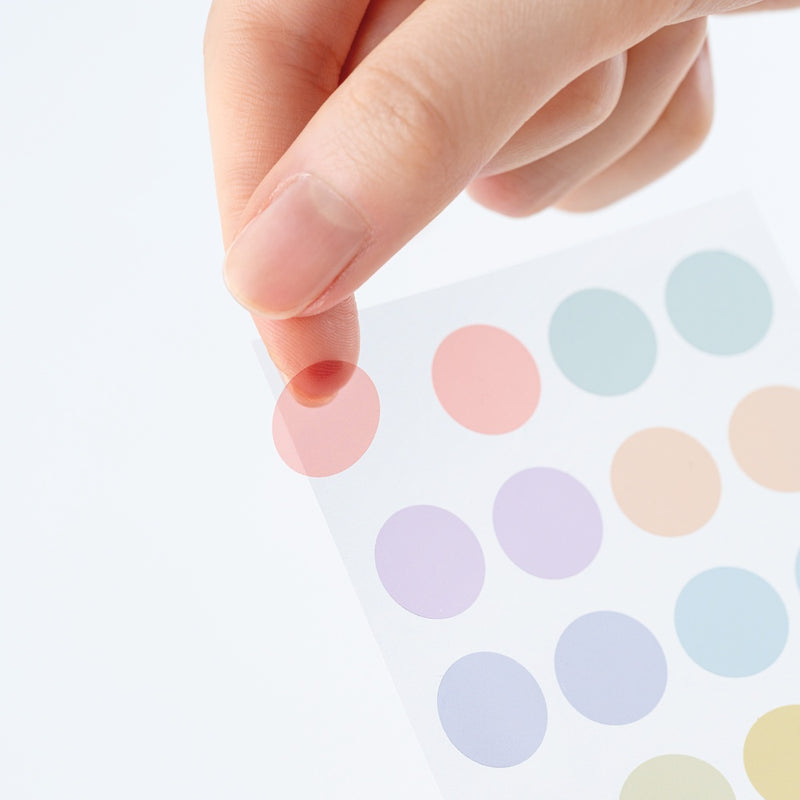 TSUKI no IRO: Transparent Dot Stickers