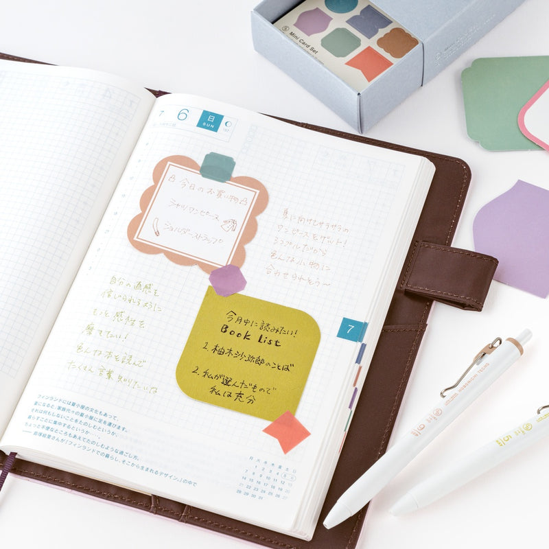 Hobonichi TSUKI no IRO: Mini Card Set