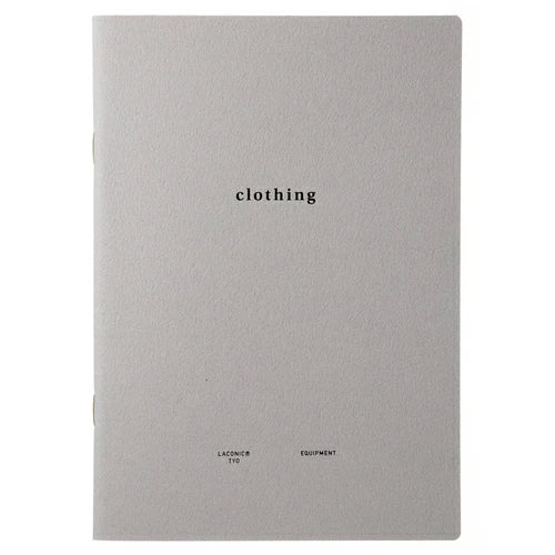 Laconic Style Notebook - B6 - Clothing - Outfit Planner Book