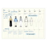 Laconic Style Notebook - B6 - Clothing - Outfit Planner Book