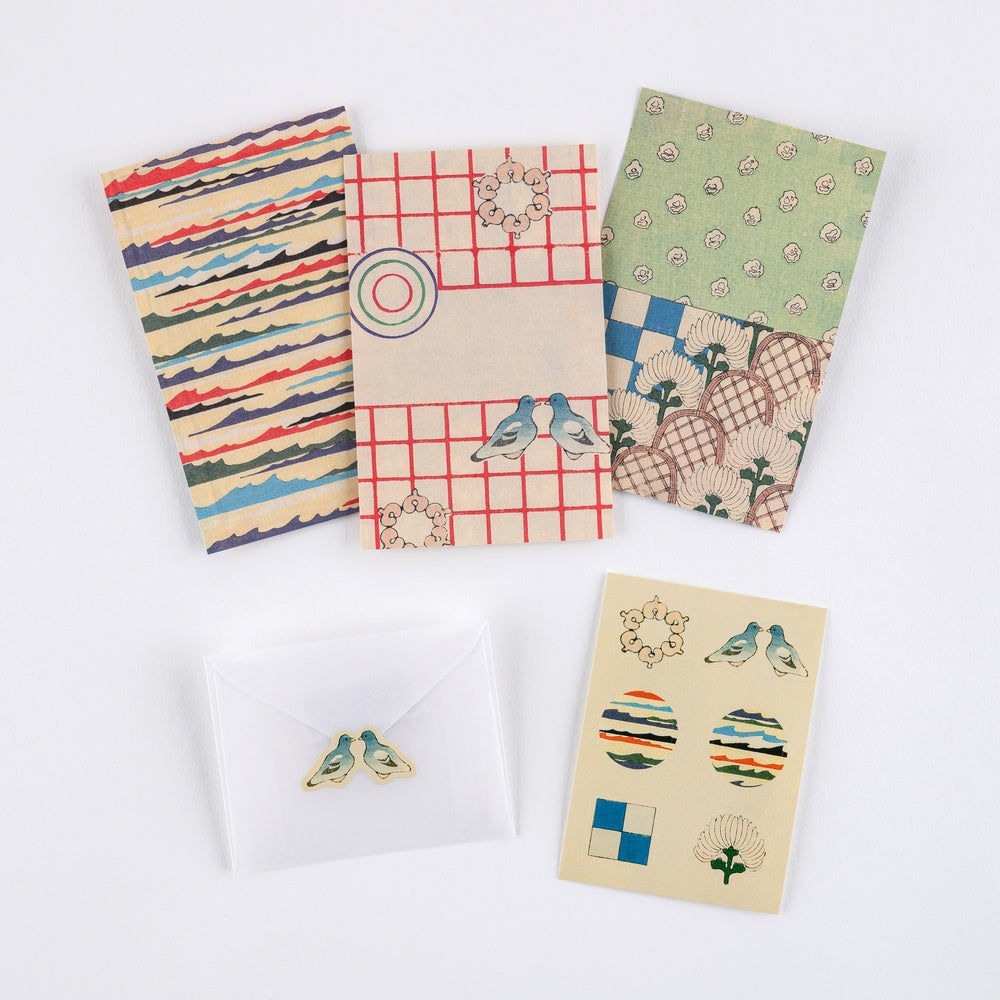 Hobonichi Unsodo: Bijutsukai - Mini Letter Set