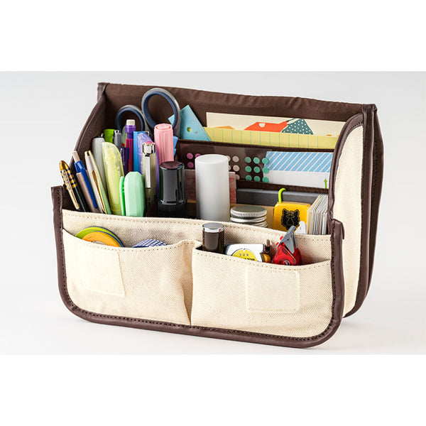 Hobonichi Stappo Storage Case - Ivory Brown