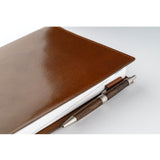 Hobonichi Techo A5 Cousin Cover - Leather : Taut (Brown)