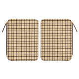 Hobonichi Techo A5 Cousin Cover - Taut Zipped (Café au Lait Plaid)