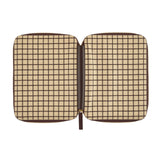 Hobonichi Techo A5 Cousin Cover - Taut Zipped (Café au Lait Plaid)