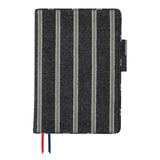 Hobonichi Techo A5 Cousin Cover - Lined Fabric Twill (Navy x Gray)