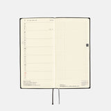 Hobonichi Weeks White Line: Black 2025 April Start