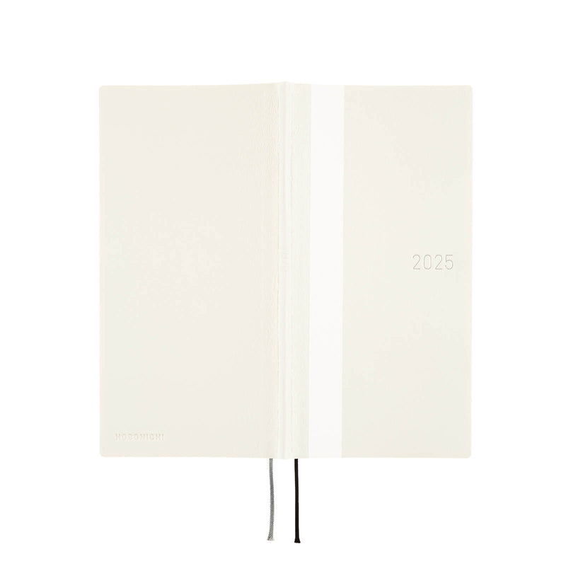 Hobonichi Weeks English 2025 White Line : Ivory