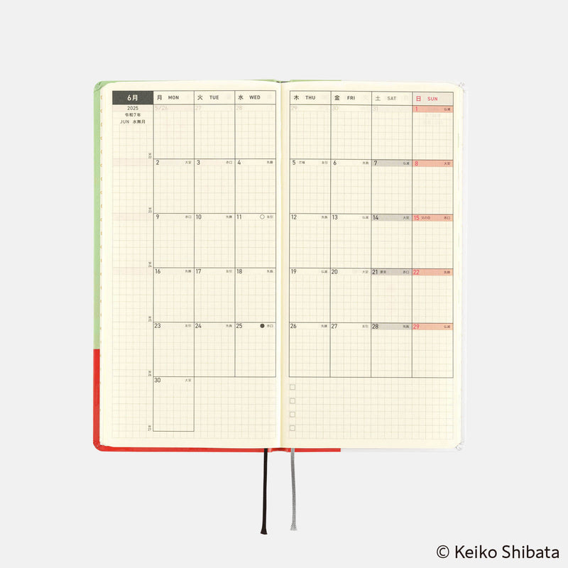 Hobonichi Weeks English 2025 Keiko Shibata : Thanks for your hard work, Aoki-san