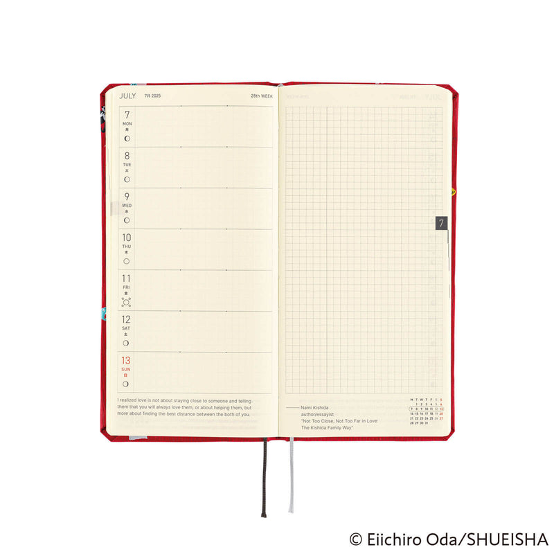 Hobonichi Weeks English 2025 ONE PIECE magazine : DON!