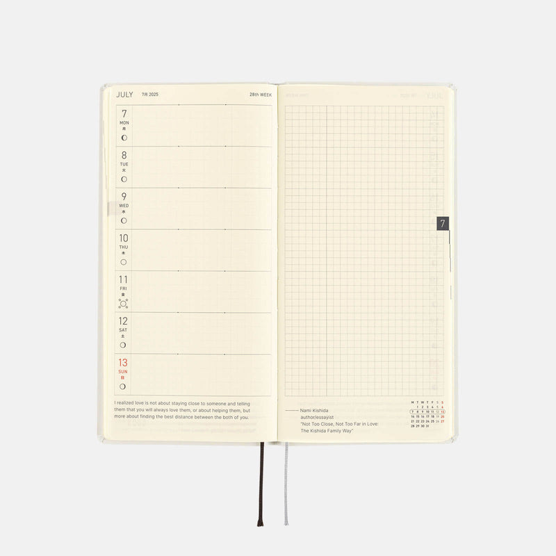 Hobonichi Weeks English MOTHER: Smiles & Tears