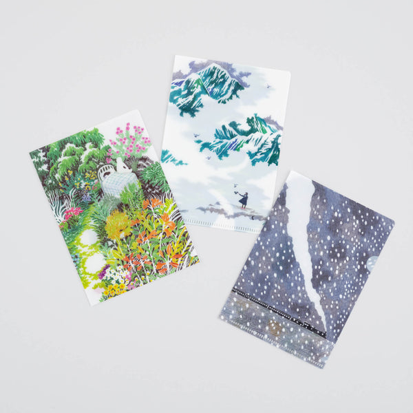 iyo okumi: Hobonichi Clear Folder Set of 3 for A6 Size