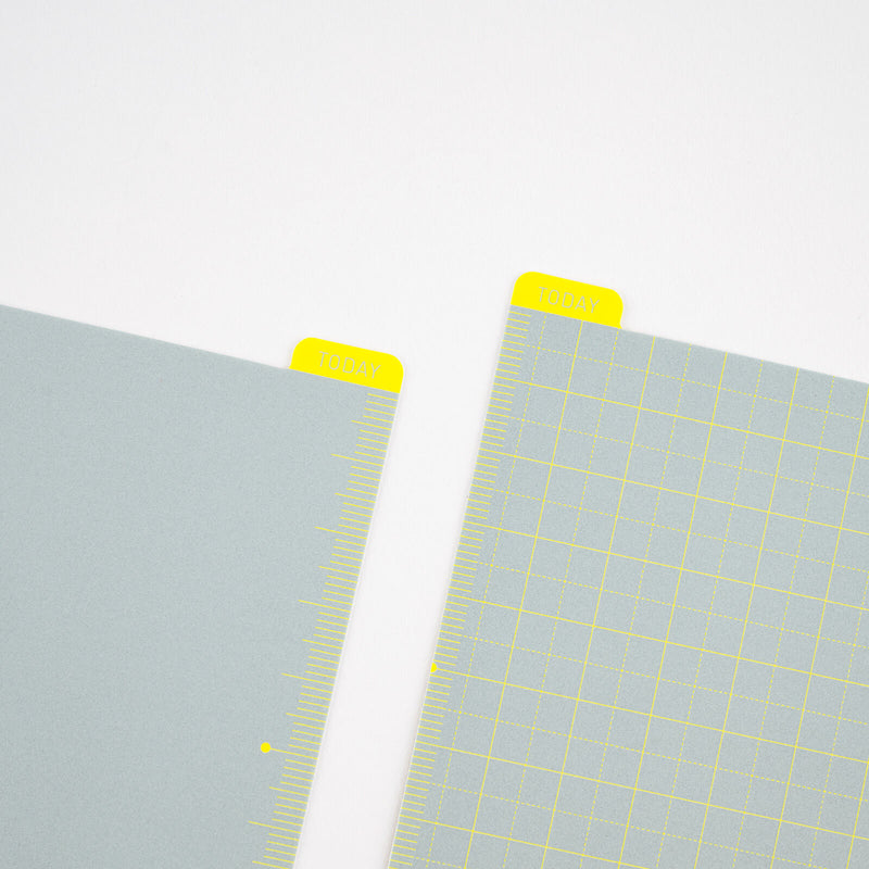 Hobonichi Pencil Boards Ice Gray x Yellow