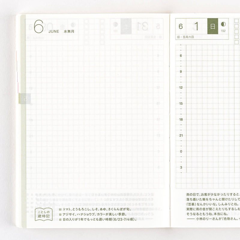 Hobonichi Techo 2025 English Original Book (January Start) A6