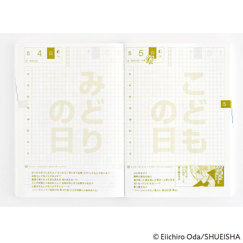 Hobonichi Techo 2025 Japanese A6 Original Book - One Piece Edition