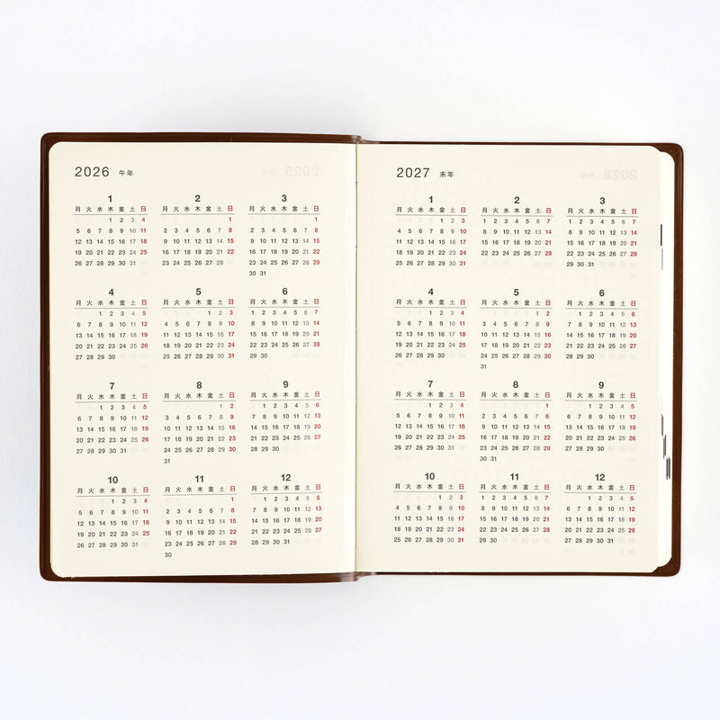 Hobonichi 5-Year Techo Japanese Book (2025-2029) [A6 size]