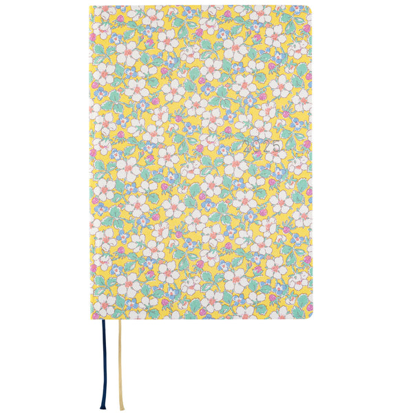 Hobonichi Techo 2025 English Hon (January Start) A5 - Liberty Fabrics: Paysanne Blossom