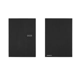 Hobonichi Techo 2025 English Hon (January Start) A5 - Paper Series: Black Gingham