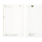 Hobonichi Techo 2025 English Hon (January Start) A5 - Paper Series: Black Gingham