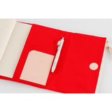 Hobonichi A5 Cousin Cover - Tragen - Red