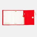 Hobonichi A5 Cousin Cover - Tragen - Red