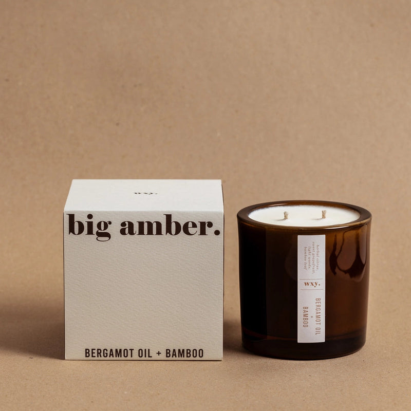 Wxy Bamboo & Bergamot Oil 12.5oz Candle