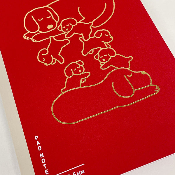 Sikigu Dogs A5 Grid Pad Notebook