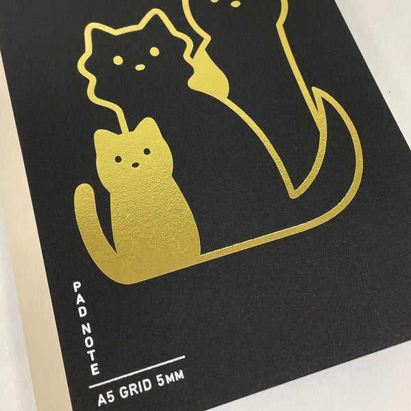 Sikigu Cats A5 Grid Pad Notebook