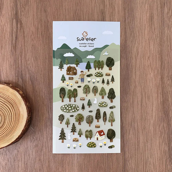 Suatelier Forest Stickers no.1098