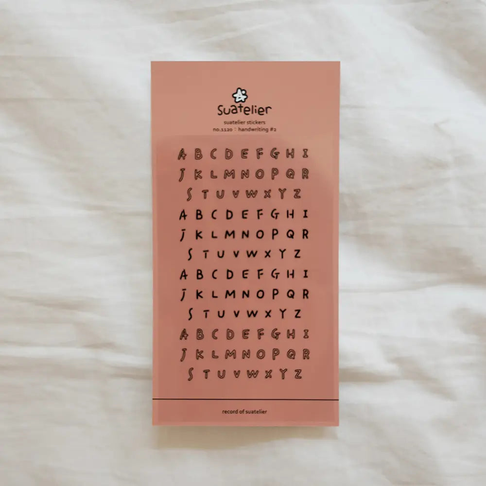 Suatelier Handwriting #2 Stickers no.1120